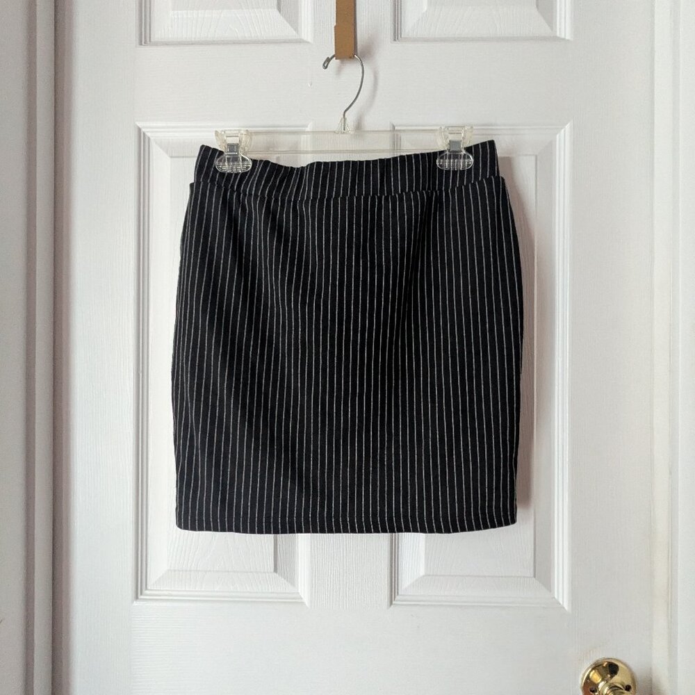 Janina mini pin stripe skirt
